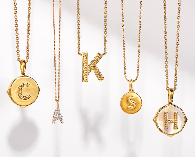 Initial & Number Jewelry