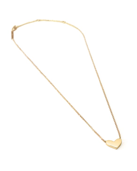 Ari Heart Pendant Necklace in 18k Gold Vermeil