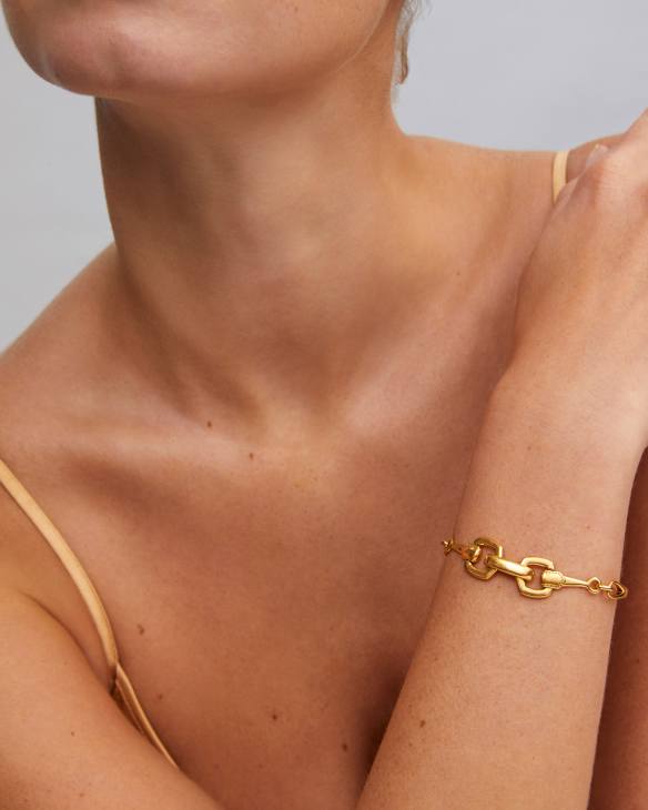 Beau Link Bracelet in Vintage Gold