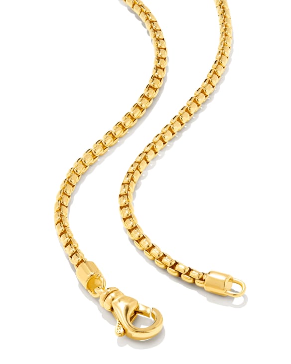 Davie Metal Charm Necklace in 18k Gold Vermeil