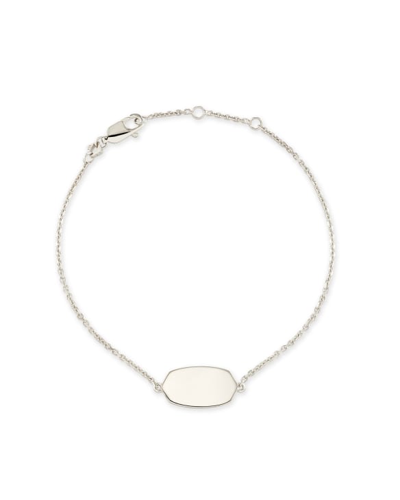 Elaina Delicate Chain Bracelet in Sterling Silver