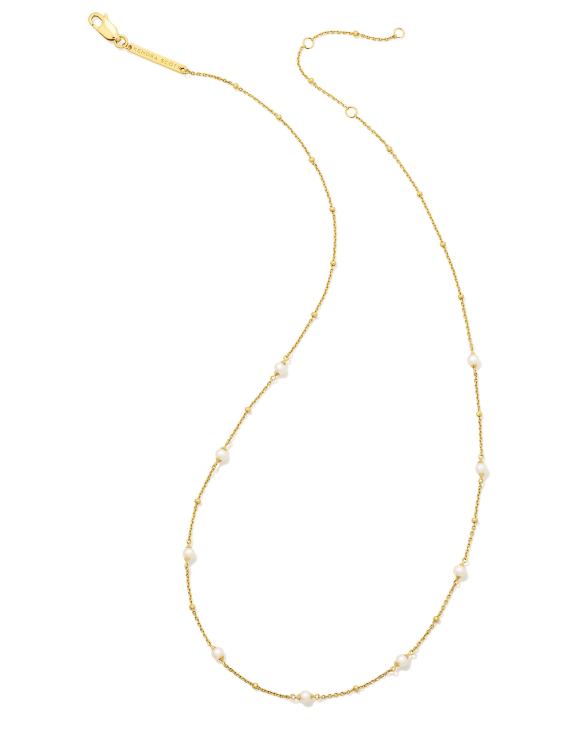 Emmaline 18k Gold Vermeil Strand Necklace in Freshwater Cultured Pearl