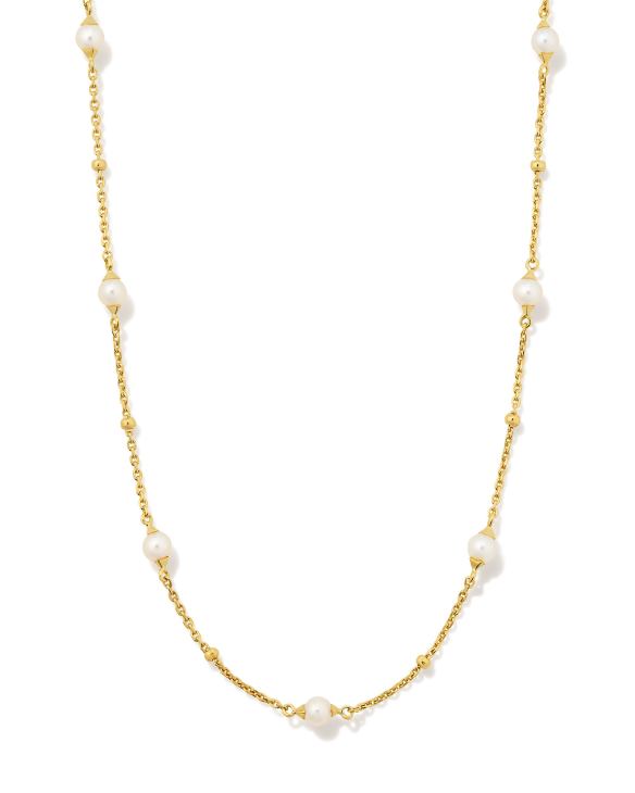 Emmaline 18k Gold Vermeil Strand Necklace in Freshwater Cultured Pearl