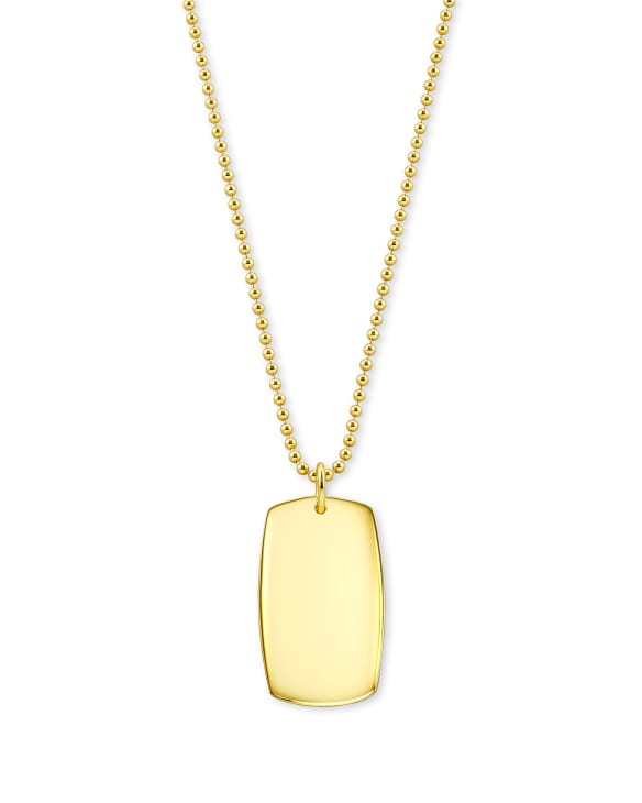 Folds Of Honor Pendant Necklace in 18k Gold Vermeil