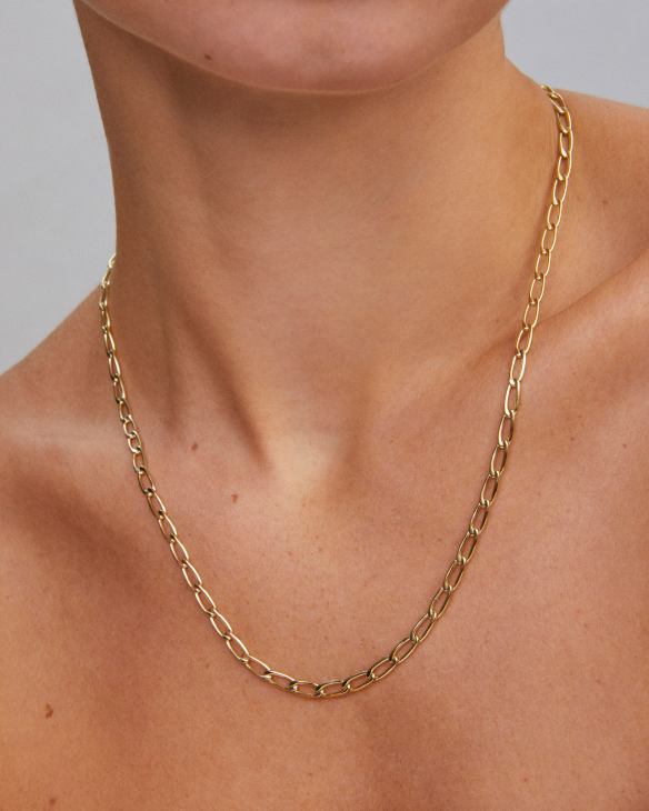 Merrick Chain Necklace in Gold