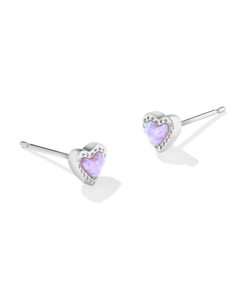 Mini Ari Heart Stud Earrings