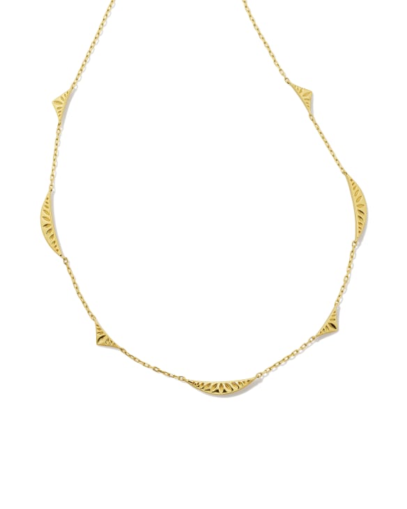 Sophee Strand Necklace in 18k Yellow Gold Vermeil