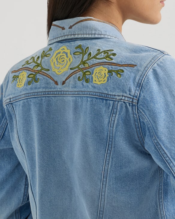 Wrangler® x Yellow Rose by Kendra Scott Trucker Jacket in Sunfade